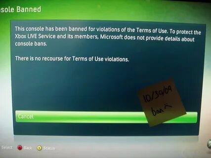 Забанили аккаунт xbox