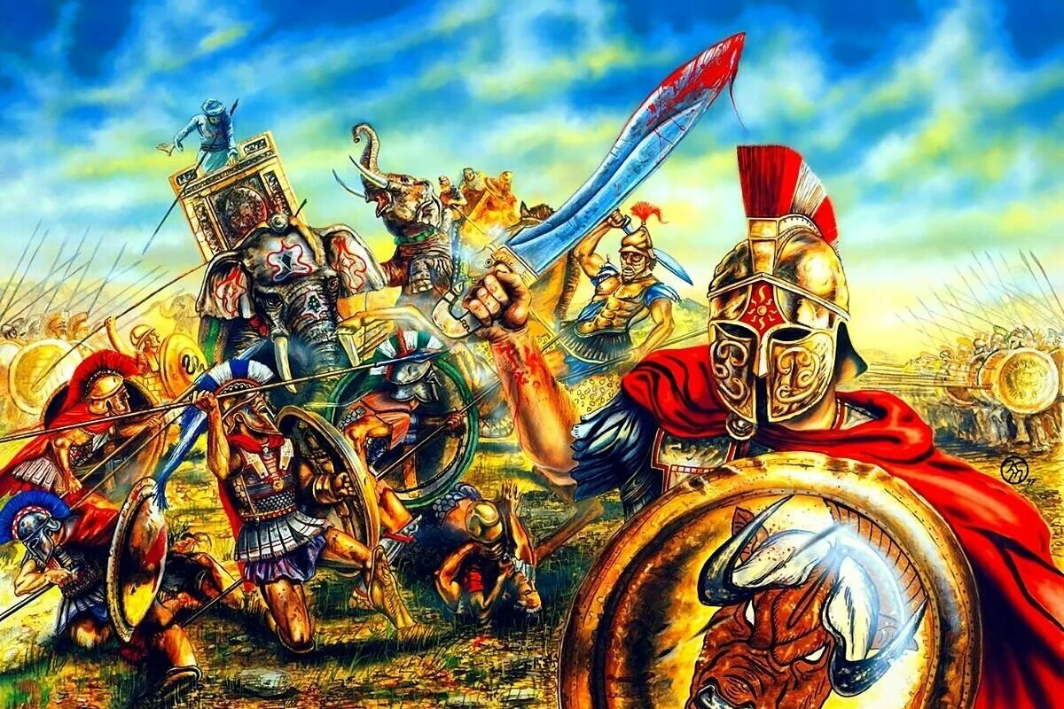 Поход царя македонского против персов. Македонская конница.