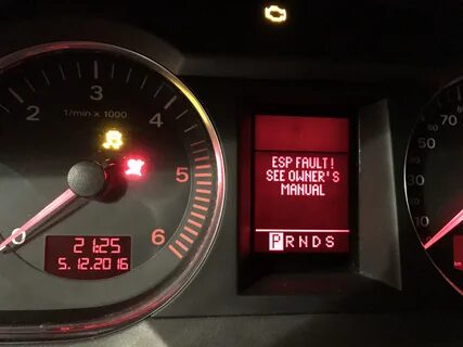 Esp fault audi