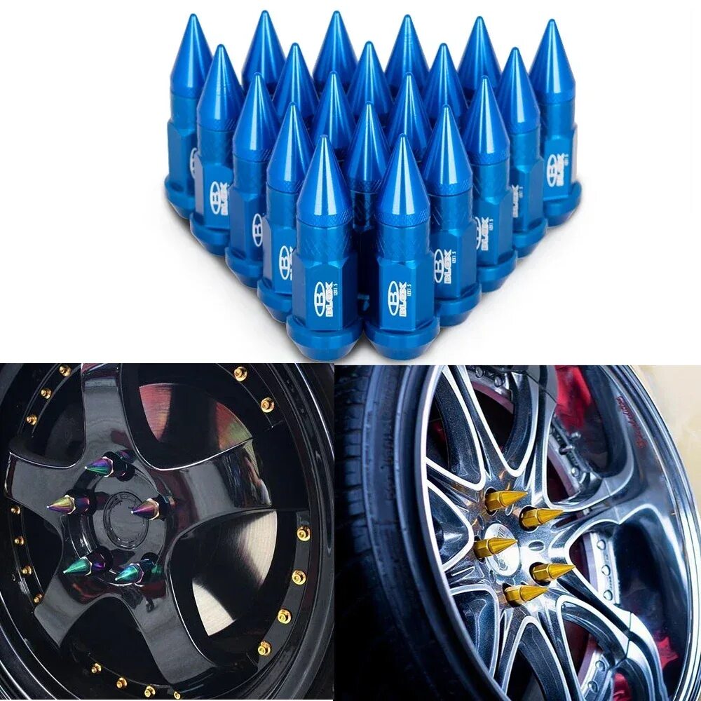 Диски с шипами. 5. Гайки шипы m12x1. Спортивные колесные гайки rays шипы. 25.