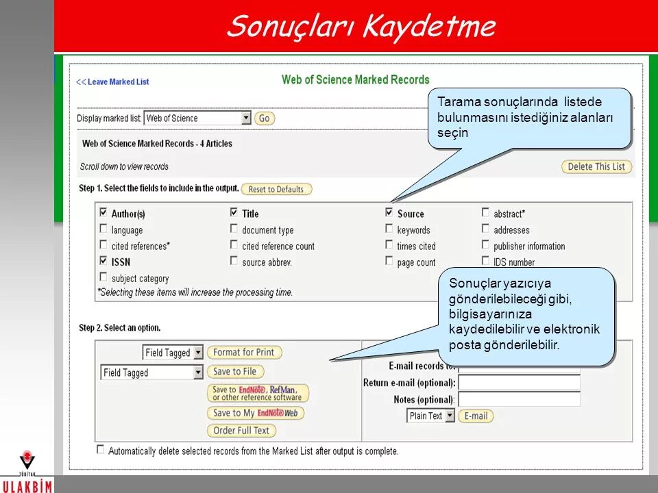 Mark list. Marked list. Тег save. Optional Note. Kaydedilebilir.