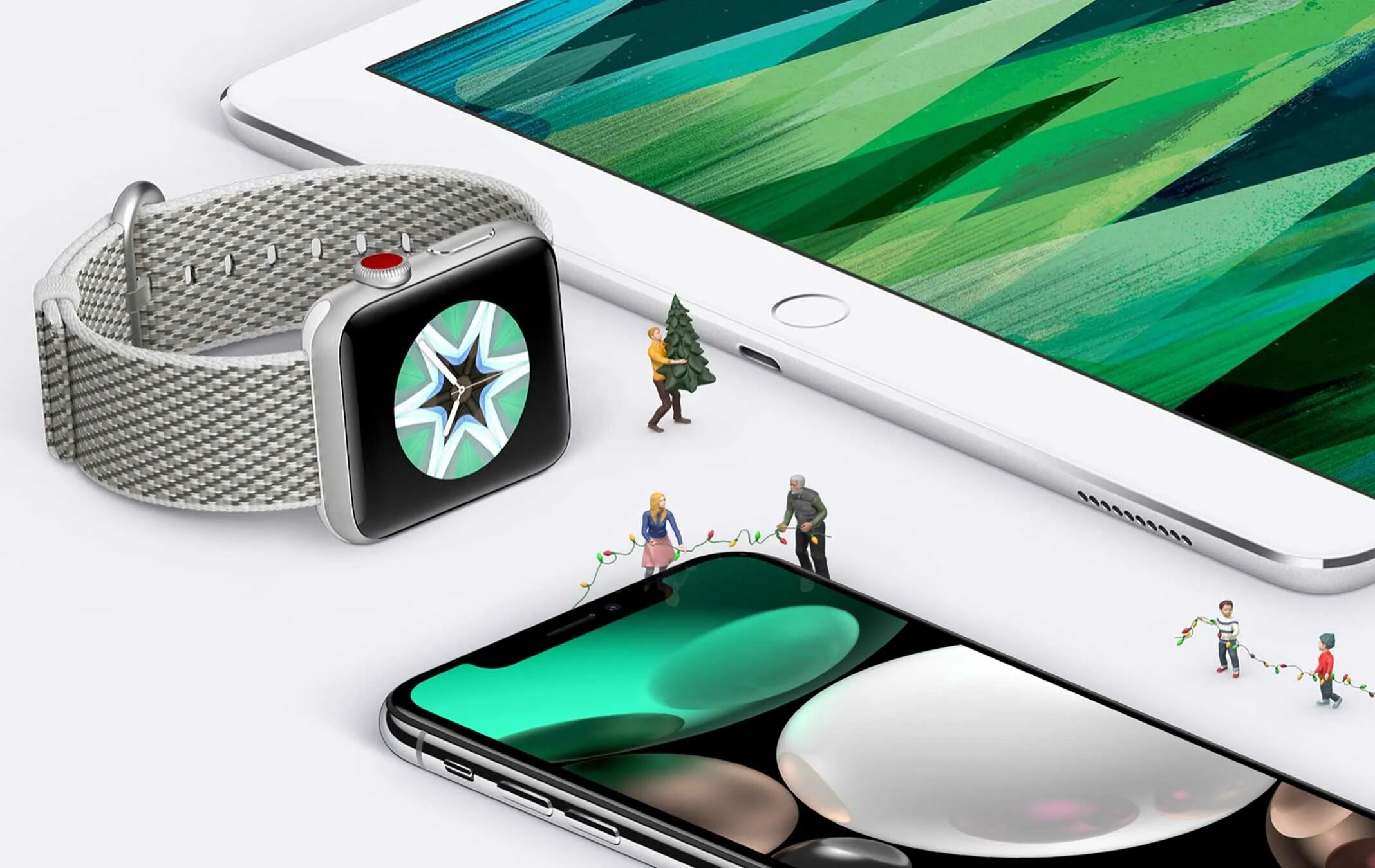 Apple return. Apple christmas ad.