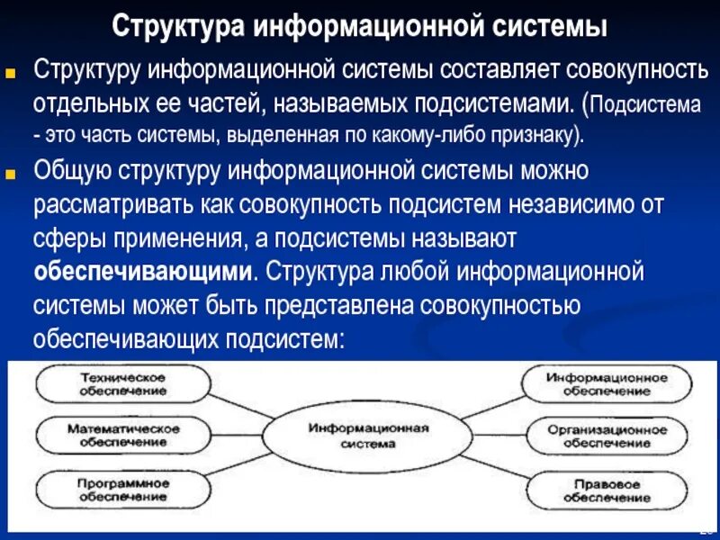 Информационная структура включает. Структура информационной системы. Общая структуры информационной системы. Информационная структура системы управления. Назовите подсистемы информационной системы.