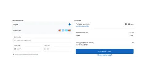 Payment forms