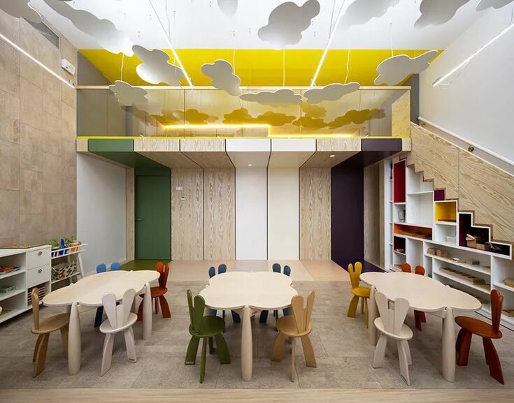 Pin by Alena Lysenko on Interiors for nursery school ( интерьер и экстерьер для 