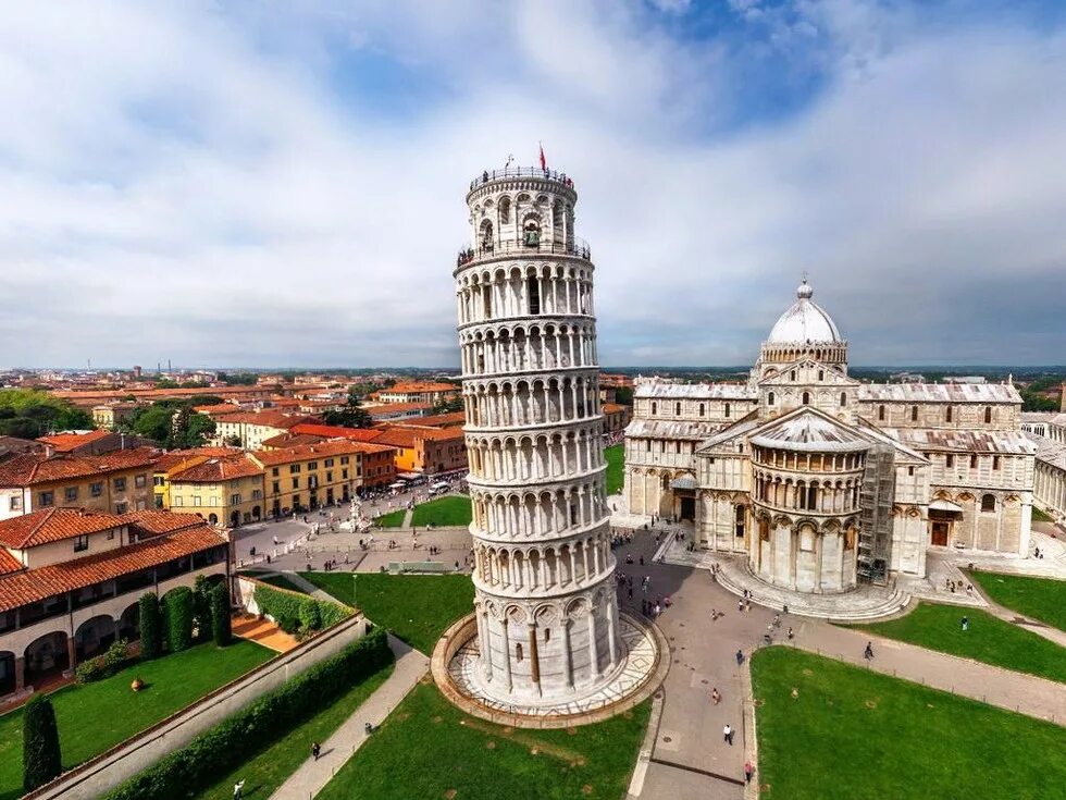 Культурные памятники стран. Пизанская башня (Пиза, Италия). Колизей и Пизанская башня в Италии.