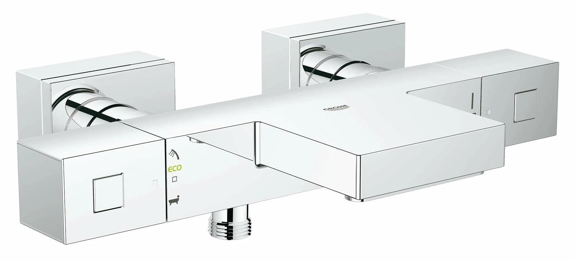 Grohe Grohtherm Cube. Grohe Grohtherm Cube 34497000. Термостат для душа Grohe Grohtherm. Смеситель для ванны с душем Grohe Grohtherm Cube 34497000 двухрычажный с термостатом хром.