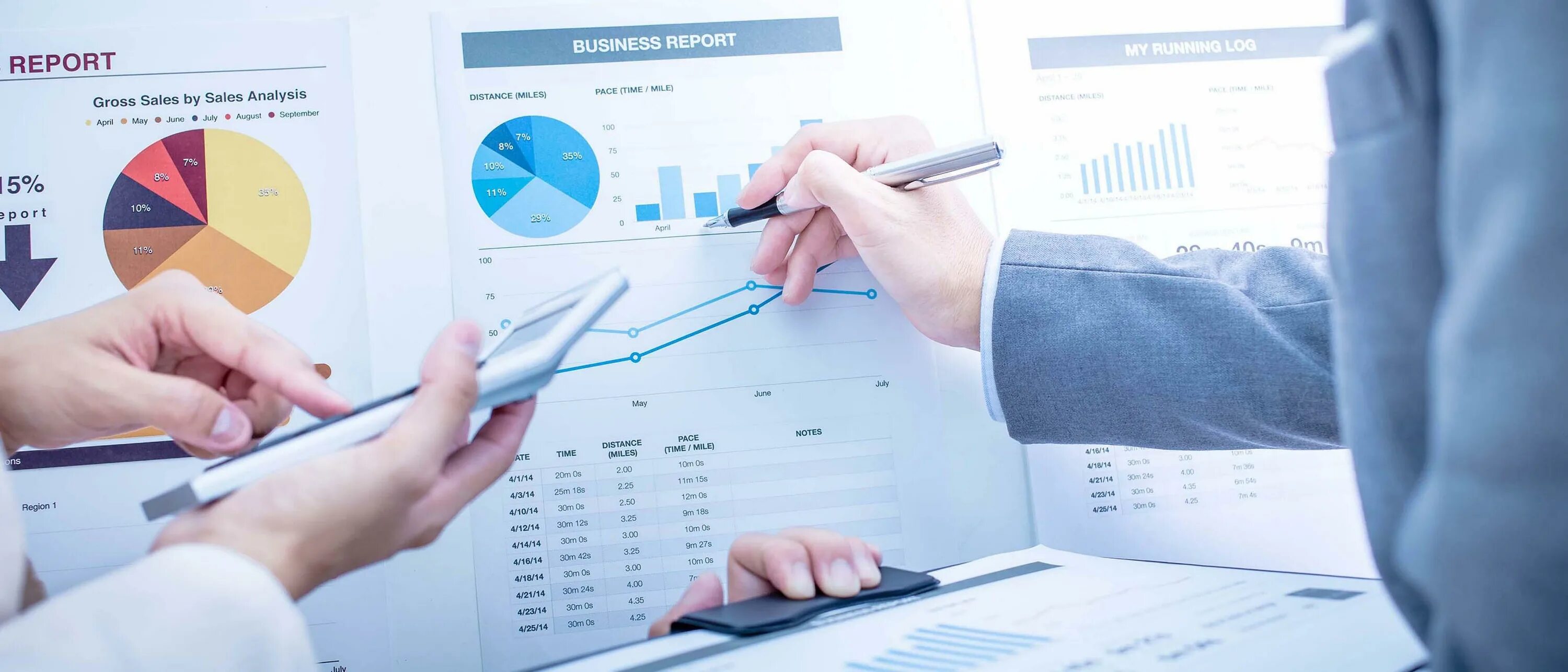 Business Report. Бизнес отчет. Sales reporting картинка для презентации. Analysis and reporting. Report 30