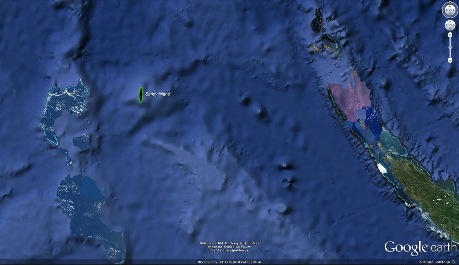 Остров сэнди. Остров Сэнди тихий океан. Сэнди (остров, Питкэрн). Остров призрак Сэнди на карте гугл. Место крушения Титаника со спутника.