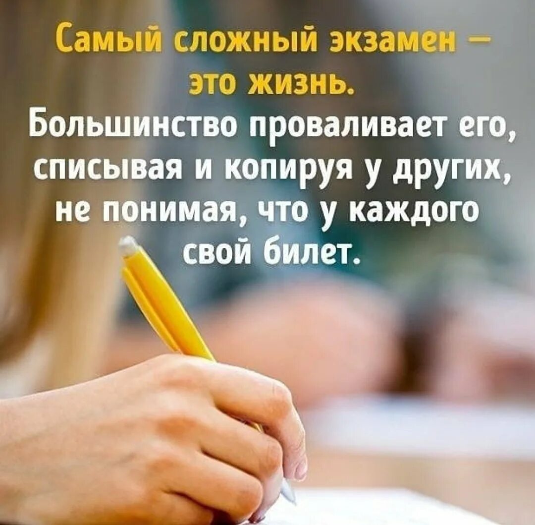 Самый сложный экзамен это жизнь. Цитаты про экзамены. Высказывания об экзаменах. Афоризмы про экзамены. Слово жить урок