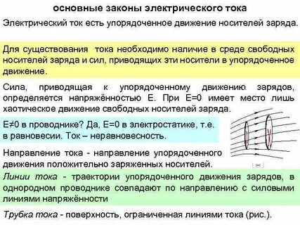 Наличие тока