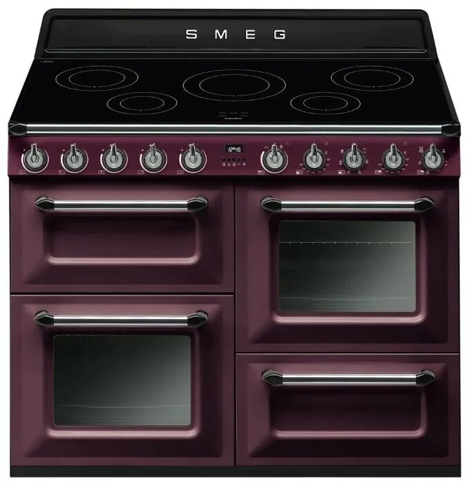 Купить электроплиту с духовкой 60 60. Smeg tr4110irw. Плита Smeg tr4110irw. Электрическая плита Smeg tr90ibl9. Электрическая плита Smeg tr4110ibl.