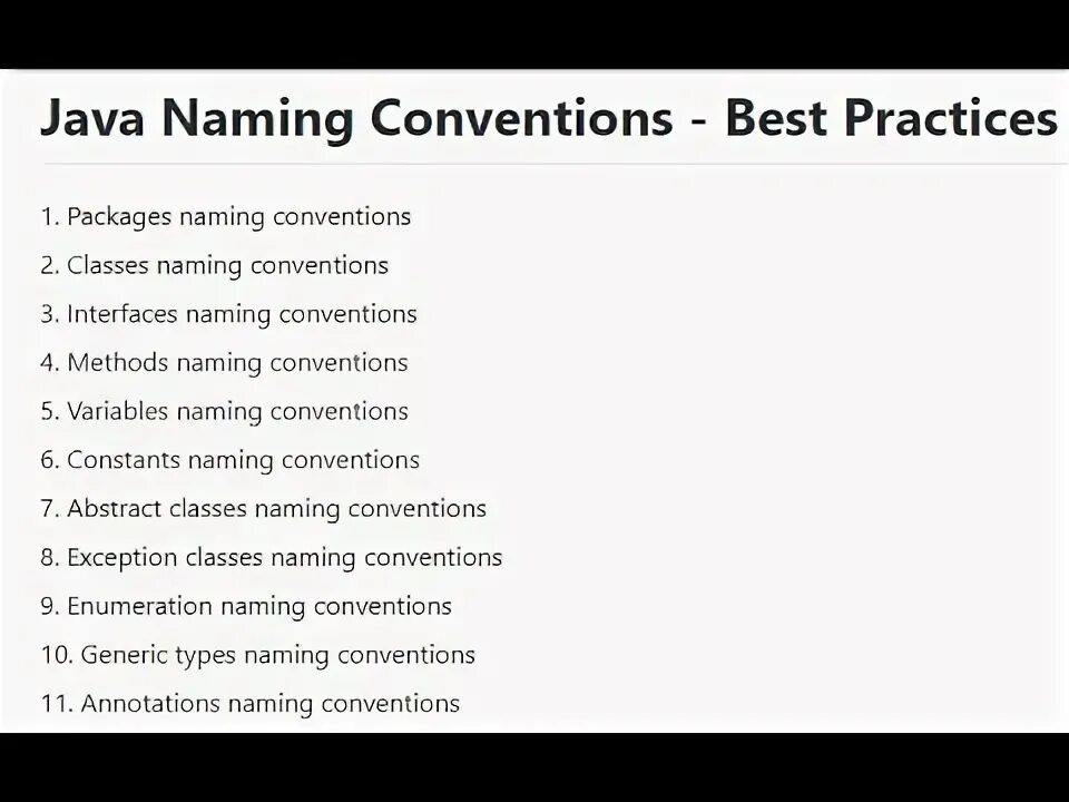 C naming conventions