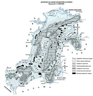 Средняя и максимальная глубина балтийского моря