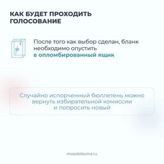 Как прошли выборы голоса