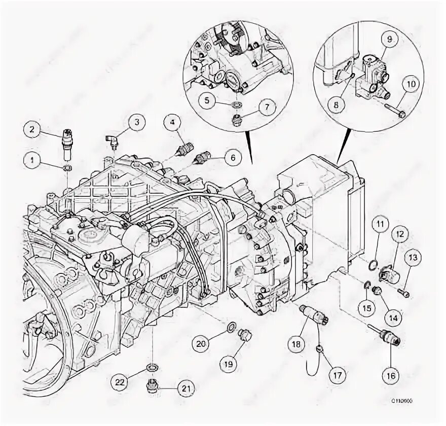 Датчик скорости ман ТГА коробка zf16. Датчик заднего хода КАМАЗ КПП ZF 9. Датчик КПП зф16 задний ход. Датчик спидометра МАЗ КПП ЗФ. Ман масло в коробку