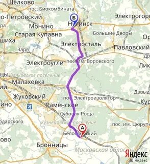 Г щелково маршрут