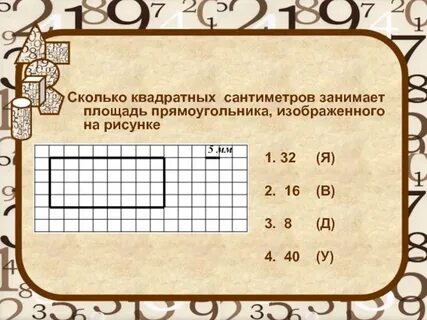 2 на 4 сколько квадратов будет