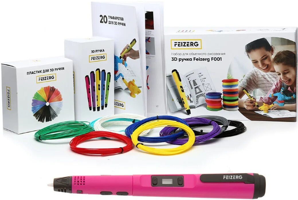 Ручка л 10. 3d ручка Feizerg. Feizerg f001. Фиолетовая д ручка. 3d ручка с пластиком 20цветов и 10 светящихся.
