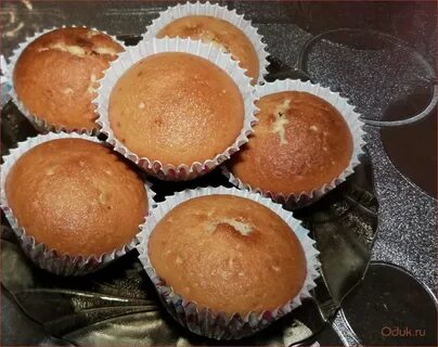 Кексы с молоком и маслом