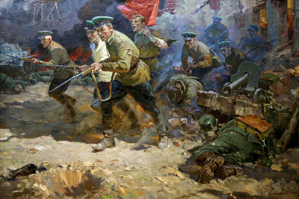 Военно исторические картины. Брестская крепость бои в 1941.