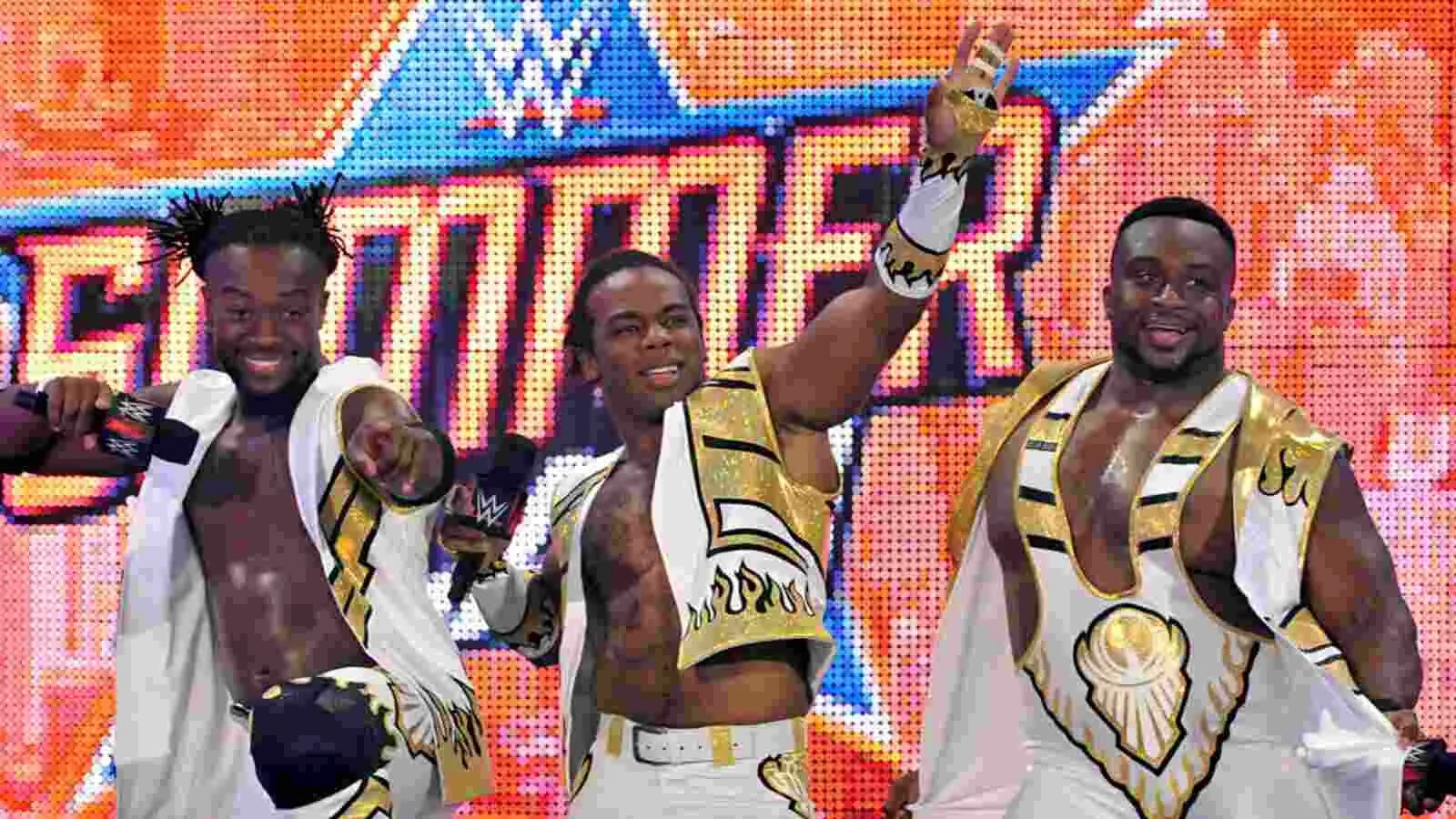 New day films. Нью Дэй рестлеры. New Day WWE. Группировка новый день WWE. New Day DIGITEINE.