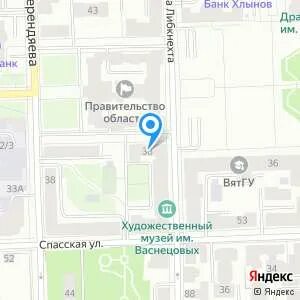 Октябрьский проспект киров карта