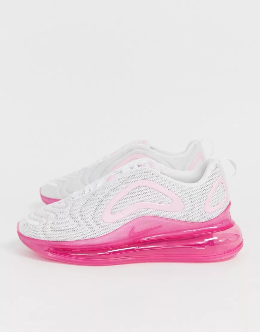 Nike Air Max 720 Pink. Nike Air Max 720. Найки Air Max 720 белые. Nike Air Max 720 розовые. Кроссовки с розовой подошвой