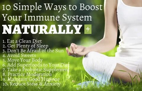 10 Ways to Boost Your Immune System Naturally Health Logo, Natural M...