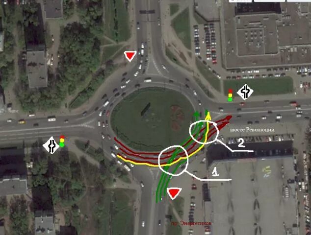 Шоссе революции как доехать. Круговое движение Рыбинск у сквера. Круговое движение Рыбинск. Круговое движение на шоссе Энтузиастов. Круговое движение на площади Победы.