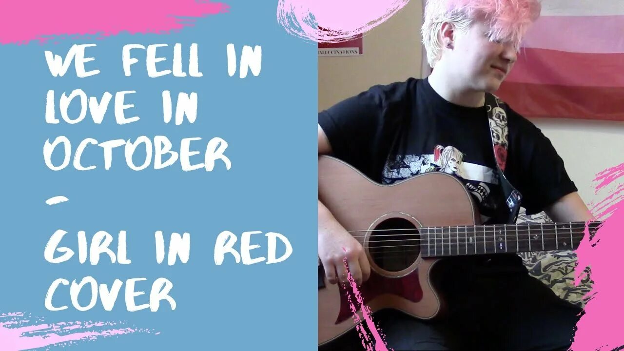 Feeling love in october. Love in October. We fell in Love October. We fell in Love in October girl. Girl in Red we fell in Love in October.