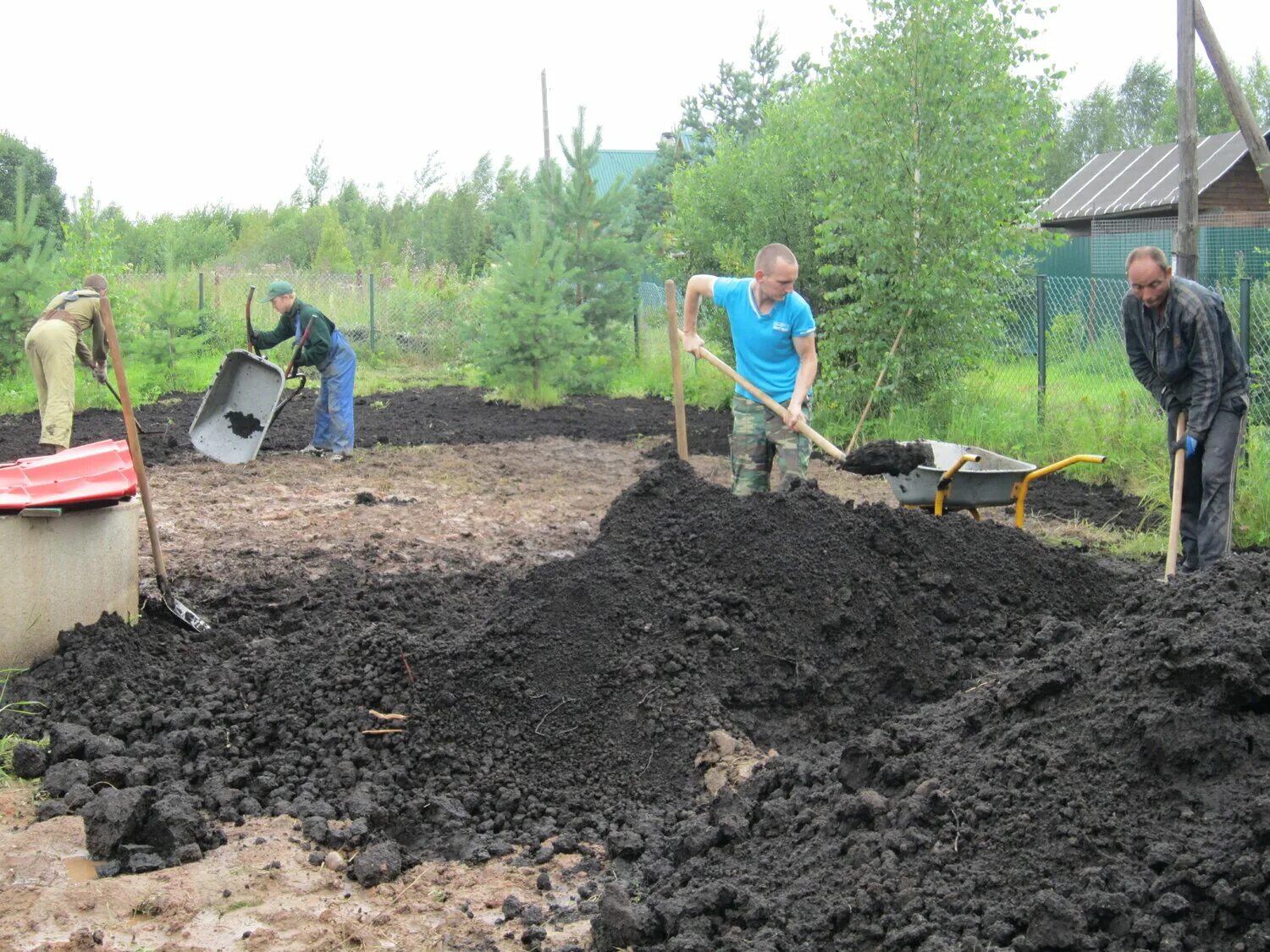 Вскопать сотку