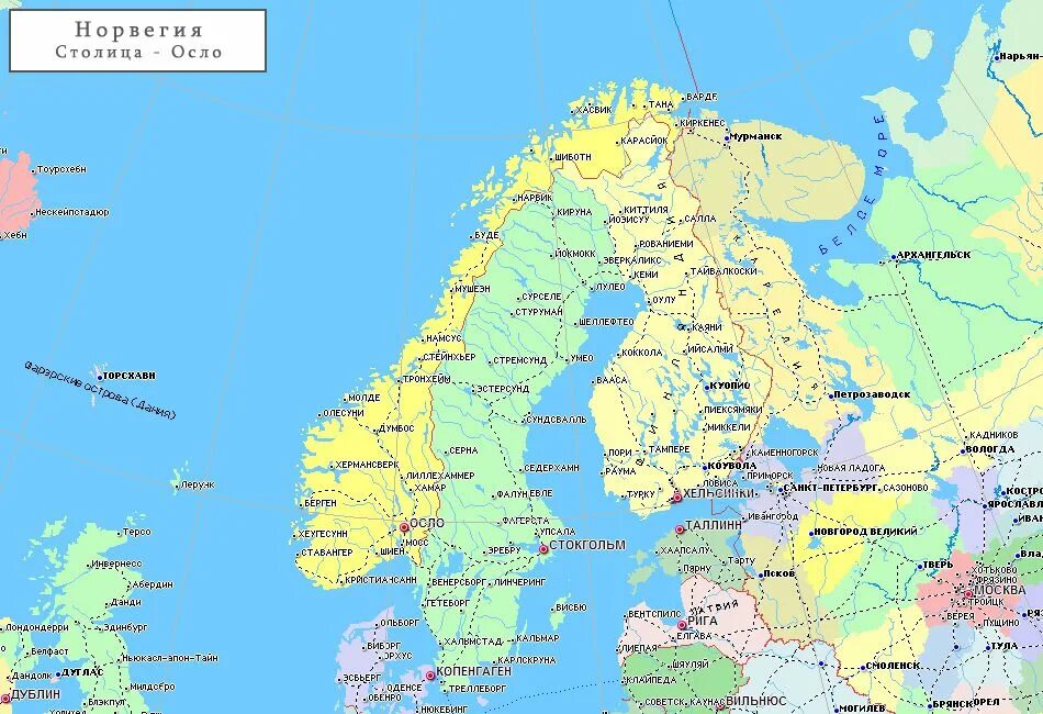Норвегия политическая карта. Норвегия на политической карте. Границы Норвегии на карте. С кем граничит Норвегия на карте.