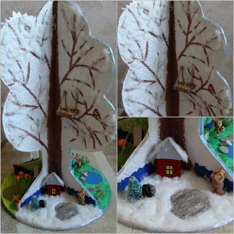 развивающее дерево времена года. сезонное дерево из фетра. дерево из фетра времена года. сезонное дерево для детского сада. дерево 4 сезона для детского сада.