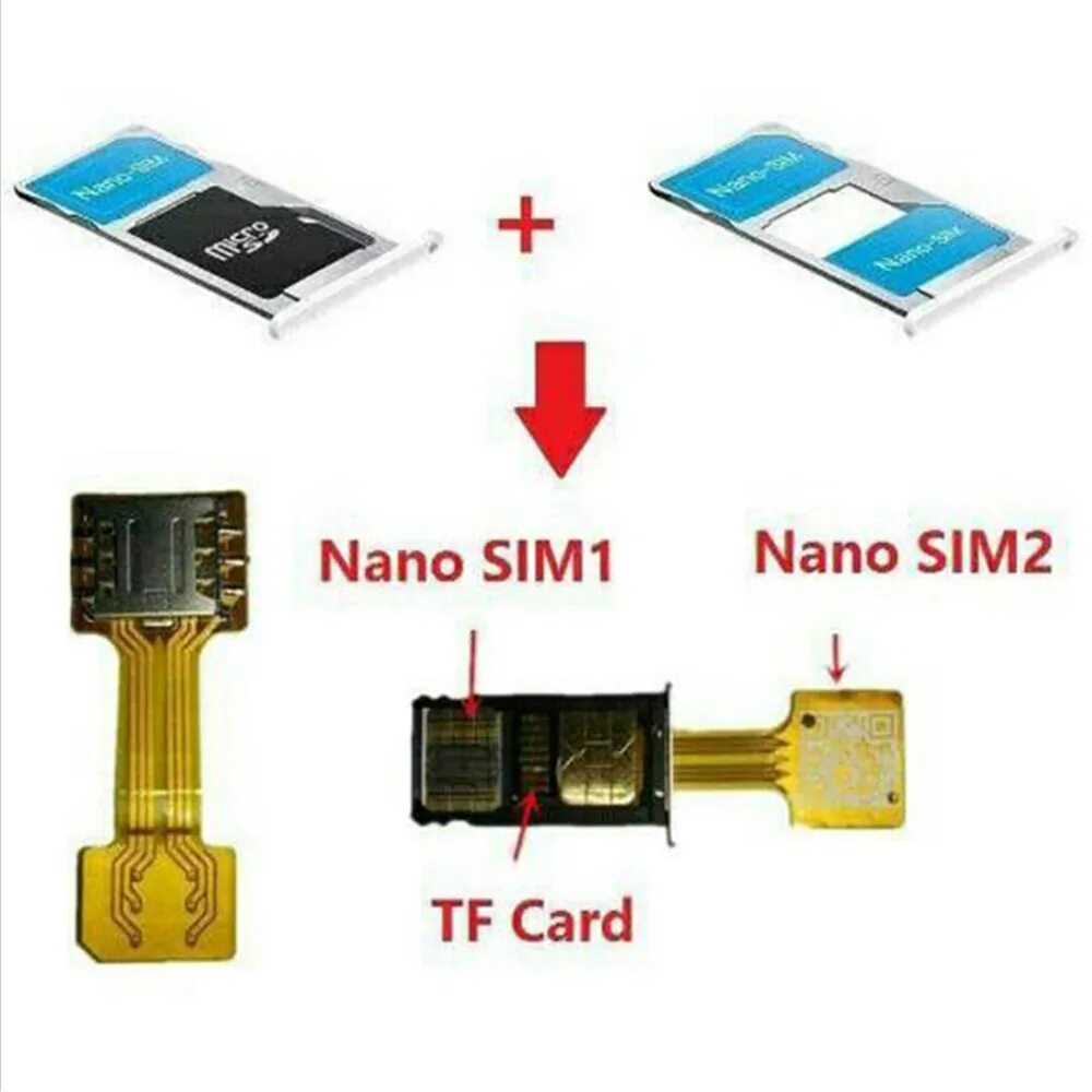 Карта памяти для слота сим карты. Адаптер 2 Nano SIM-карты + MICROSD. Адаптер 2 Nano SIM-карты + MICROSD гибридный слот. Адаптер 2 SIM + MICROSD. Переходник под сим карту /гибридный слот.