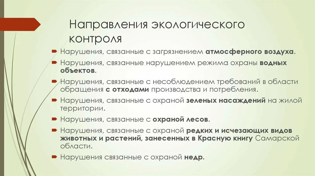 Направления мониторинга экология. Основные направления экологического контроля. Направления производственного экологического контроля. Направления охраны водных объектов. Направления экологической деятельности