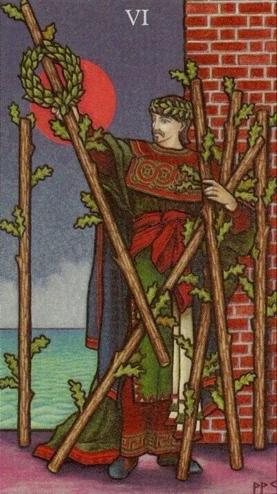 Значение карты 6 жезлов. Девятка жезлов таро райдера уэйта. 6 of wands таро. таро райдера уэйта шестерка жезлов. таро коннолли.