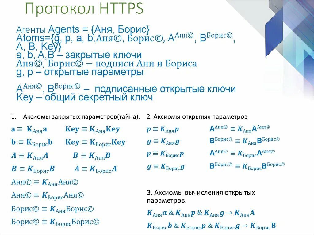 Protocol https. Particularitati..