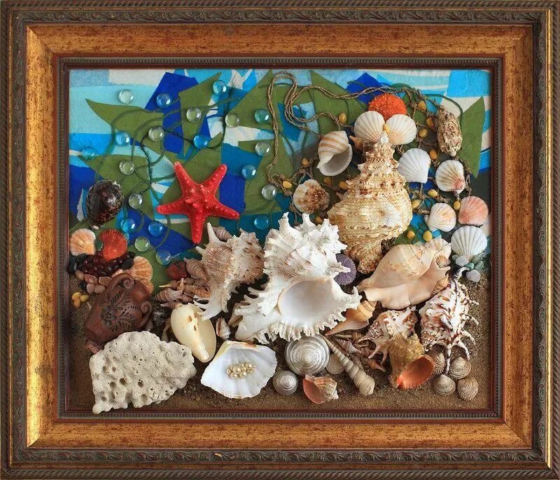#handmadeart# seashells# realshells# shellart в 2025 г Ракушкиискусство, Делаем 