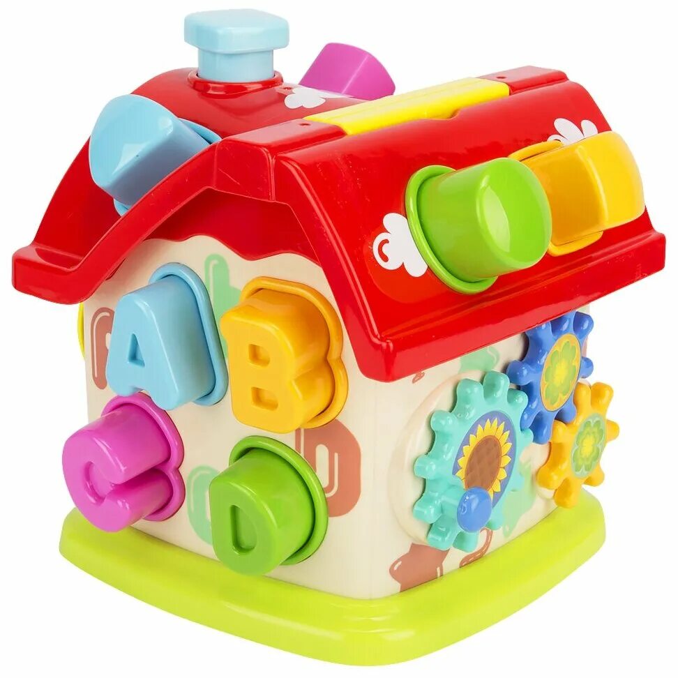 логический домик полесье 6196. логический теремок полесье с ключиками. логический домик в сеточке 6196. сортер "логический домик №2". сортер домик с ключиками и животными.