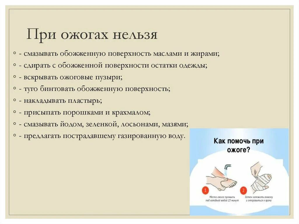 При сильных ожогах нельзя. При ожогах нельзя. При термических ожогах запрещается. Что нельзя делать при ожогах. При ожогах нельзя выполнять следующие действия.