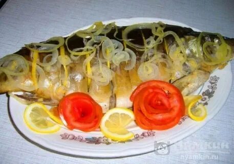 Рецепт запеченной рыбы с лимоном