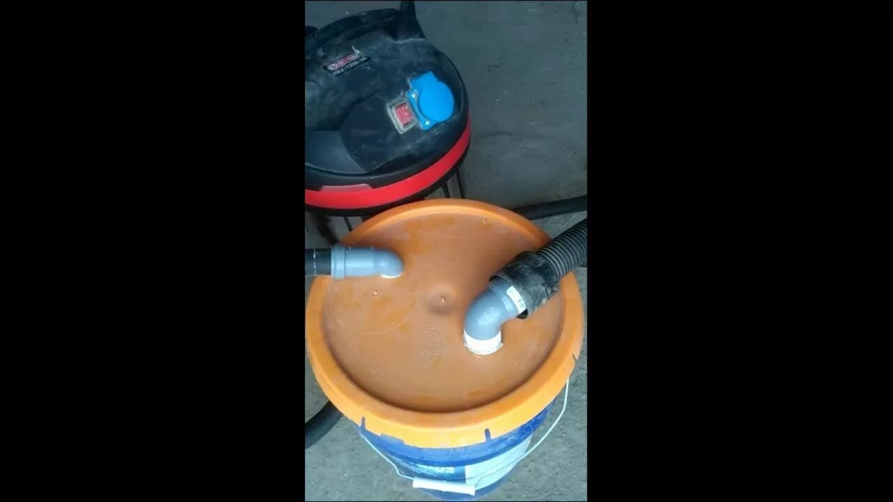 Как сделать пылесос видео. Фильтр циклон из 110 трубы. циклон для пылесоса из ведра и канализационных труб. фильтр циклон из канализационных труб. стружкоотсос из канализационных труб.