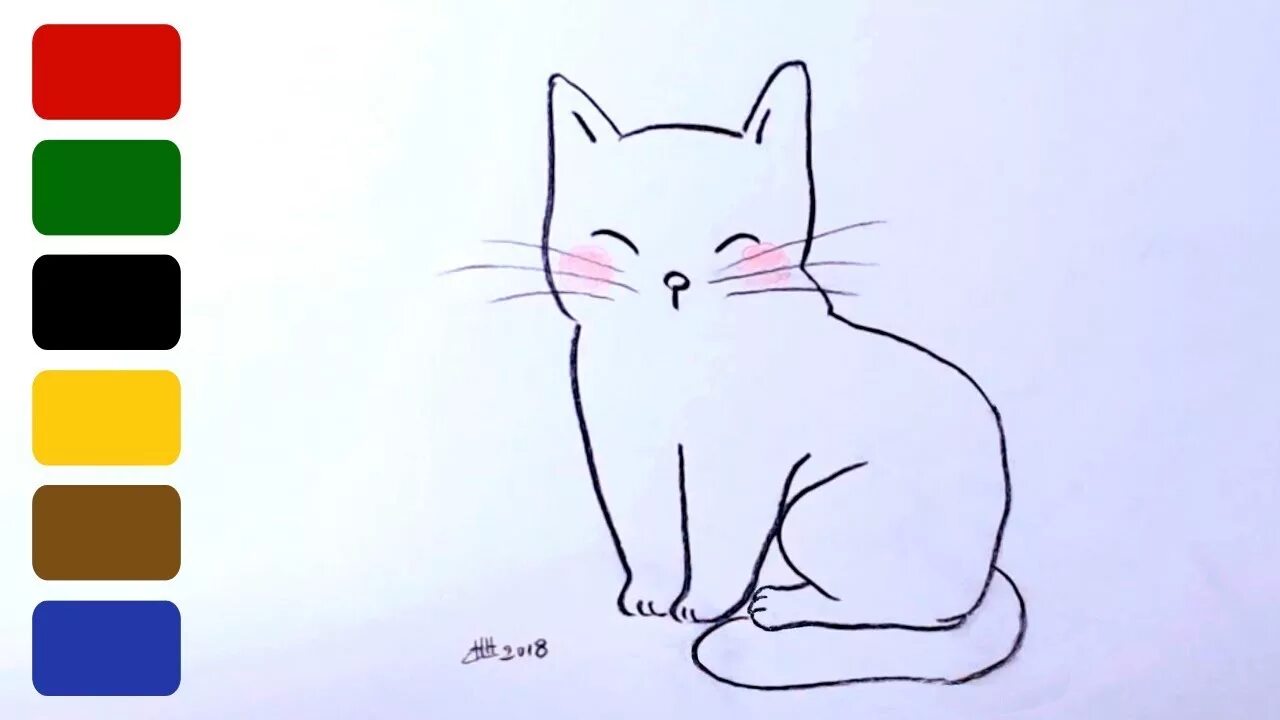 Как нарисовать катнапа. Нарисовать котенка. Азбука рисования котенок. Рисунок Серова кота. Котенок лайк рисовать.