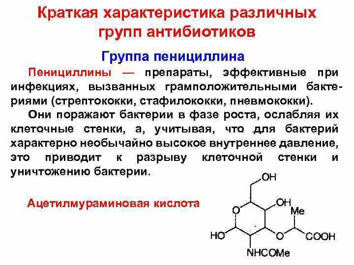 Группы антибиотиков характеристика. Пенициллины характеристика группы. Особенности химического строения пенициллина. Антибиотики группы пенициллина характеристика. Пенициллин характеристика.