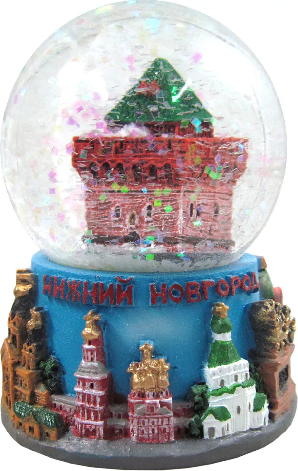Снежные шары с достопримечательностями. Сувенирный шар. Сувенирный стеклянный шар. Снежный шар "Кремль".