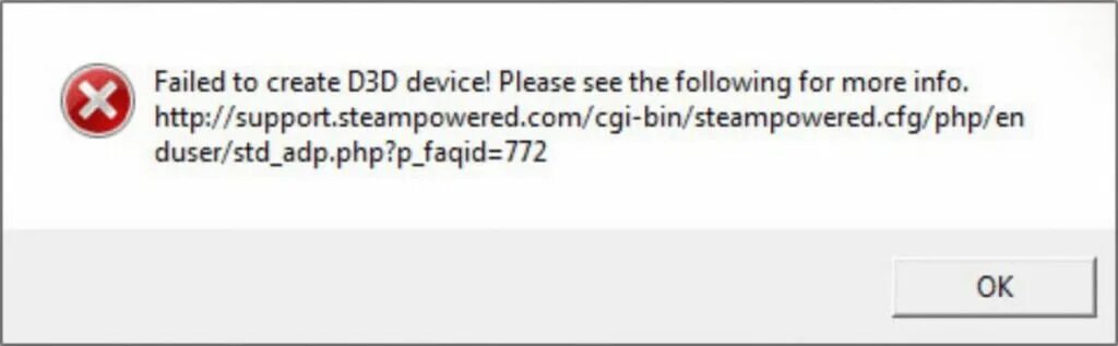 Failed to start game. Failed to create d3d device. Failed to create d3d device CS go. Failed creating the direct3d device варфейс. Ошибка создания d3d устройства.