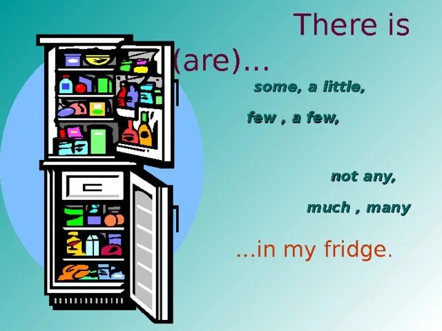 There is in the fridge перевод