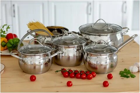 5 кастрюлей или кастрюль