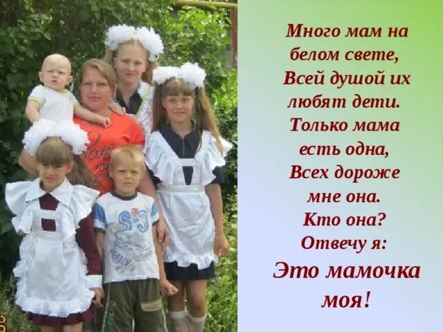 Мама что многие. Много стихов для мамы. Много мам на белом свете. Много мам на белом свете всей душой их любят. Стих много мам на белом.